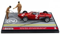 FERRARI - F1 DIORAMA 156 N 2 WORLD CHAMPION WINNER ITALY MONZA GP WITH FIGURES 1961 PHIL HILL