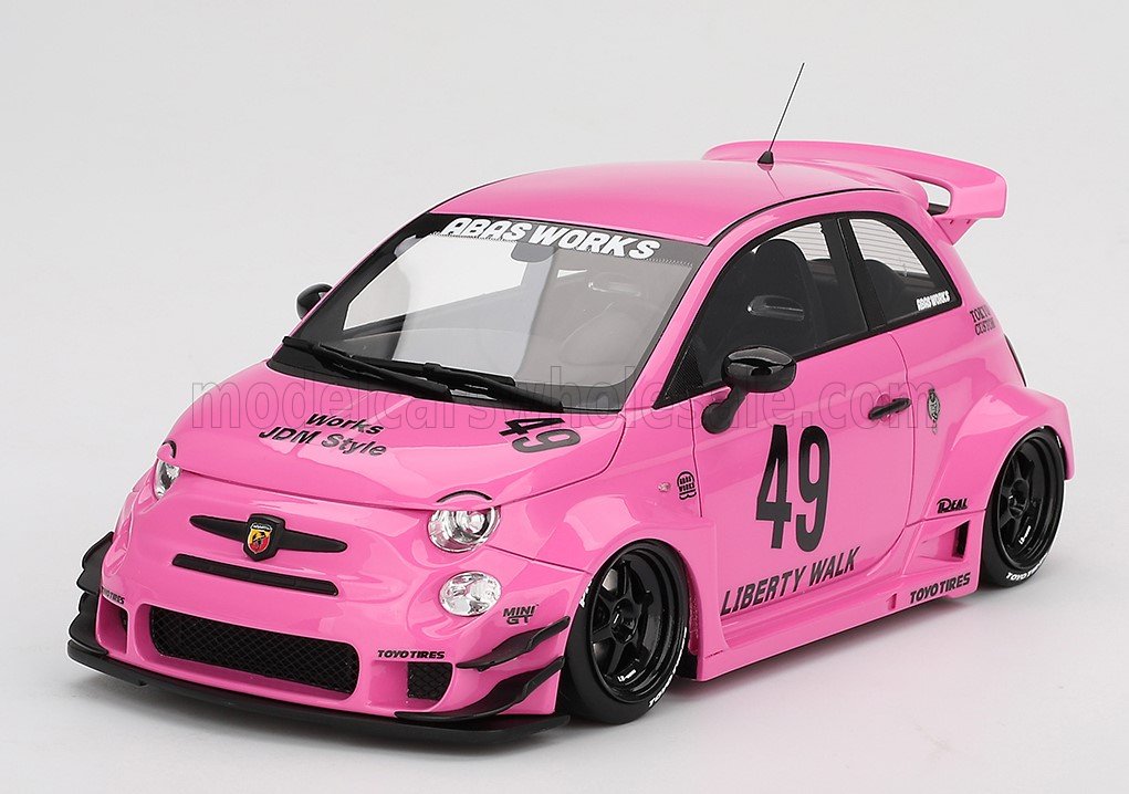 FIAT ABARTH 595 LB-Works x ABAS Works Pink 2024