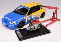 HONDA - CIVIC EK9 TYPE R SPOON N 95 RACING WITH ENGINE AND ACCESSORIES 1999