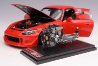 HONDA - S2000 TYPE S HARD-TOP WITH ENGINE AND ACCESSORIES 2007 rouge